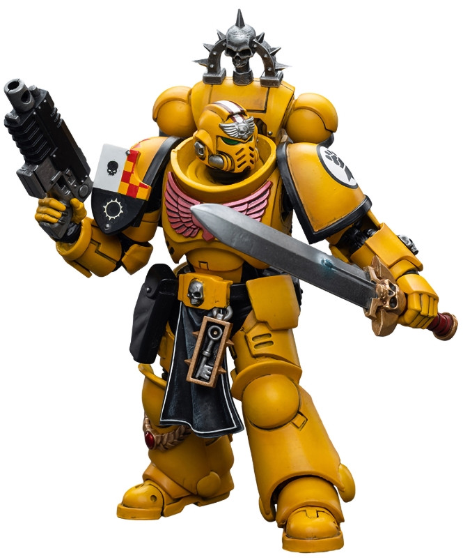  Warhammer 40 000: Imperial Fists  Lieutenant with Power Sword 1:18 (12 )