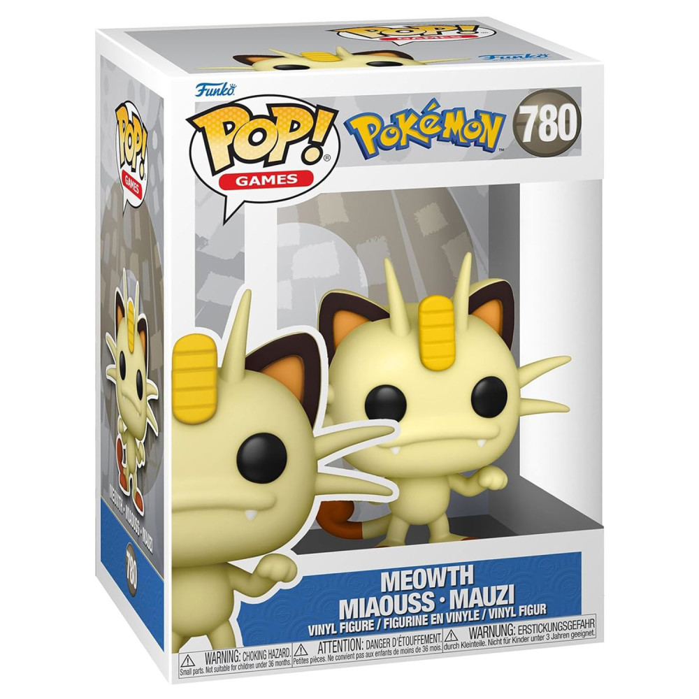  Funko POP Games: Pokemon  Meowth (9,5 )