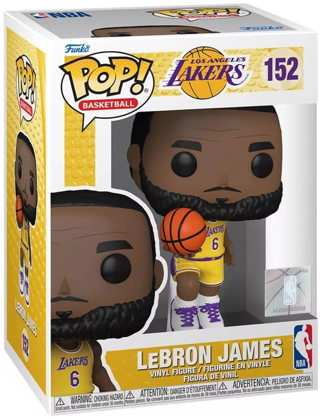  Funko POP Basketball: Los Angeles Lakers  LeBron James (9,5 )