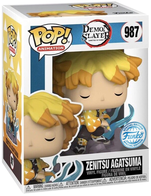  Funko POP Animation Demon Slayer: Kimetsu no Yaiba  Zenitsu Agatsuma Transforming Exclusive (9,5 )