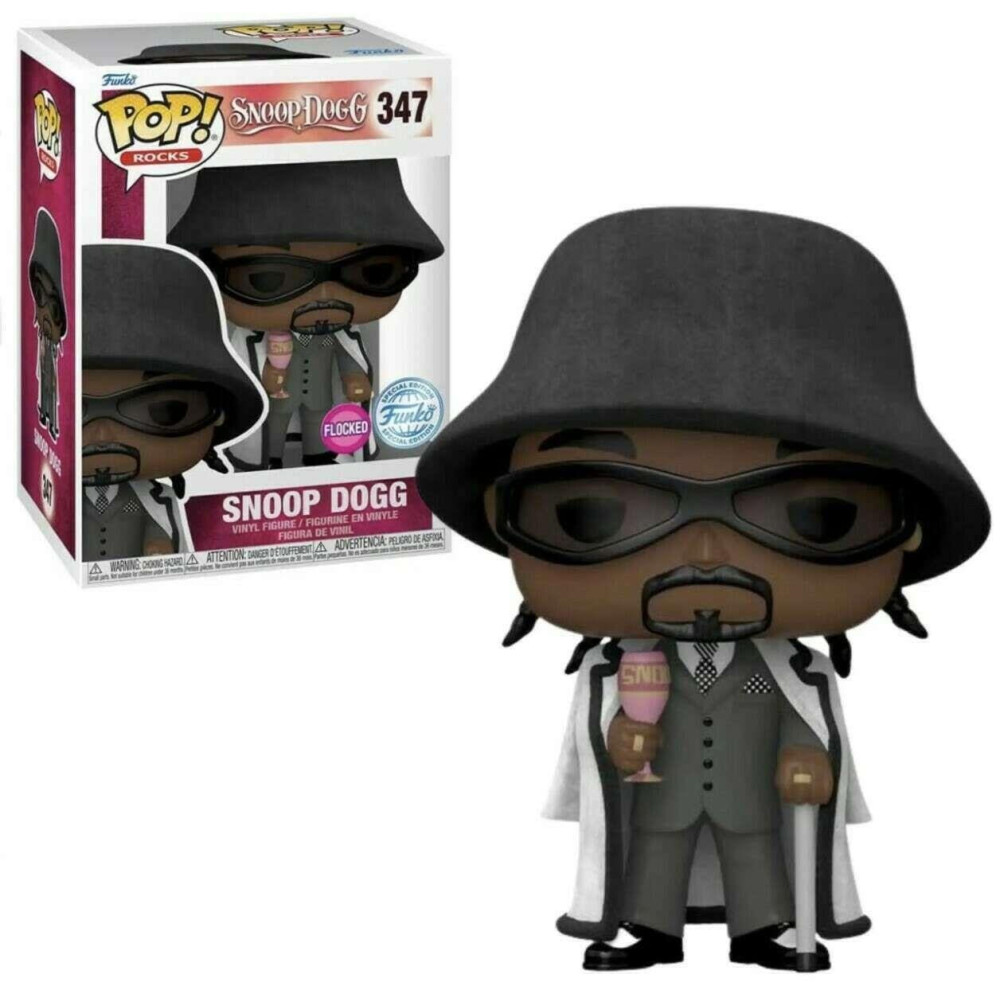  Funko POP Rocks: Snoop Dogg  Flocked Exclusive (9,5 )