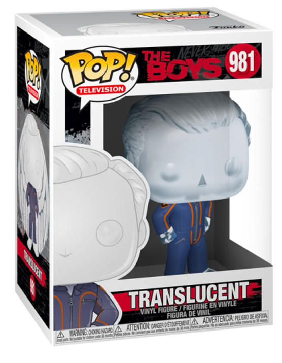  Funko POP Television: The Boys  Translucent Clear (9,5 )