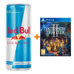 Octopath Traveler II [PS4,  ] +   Red Bull   250
