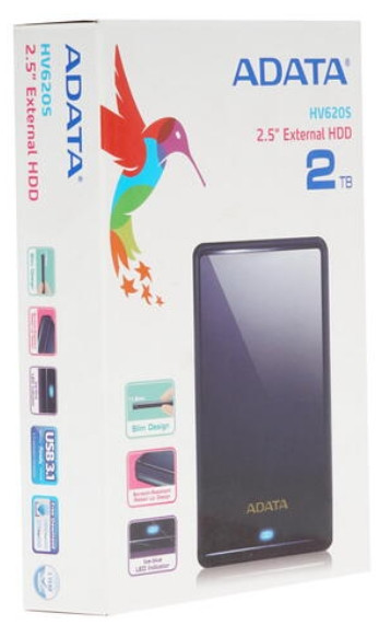    ADATA DashDrive HDD HV620S 2TB USB 3.1 ()