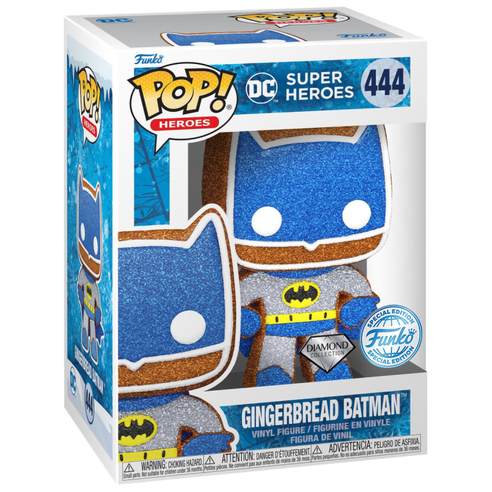  Funko POP Heroes DC Holiday  Gingerbread Batman [DGLT] (Exc) Exclusive (9,5 )