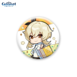  Genshin Impact: Genshin Fes  Chibi Lumine Can Badge