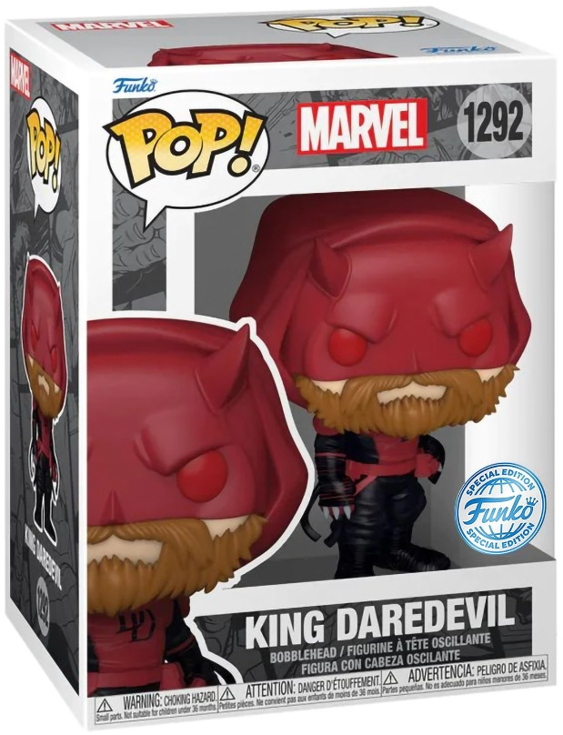  Funko POP Marvel: King Daredevil Exclusive Bobble-Head (9,5 ) 