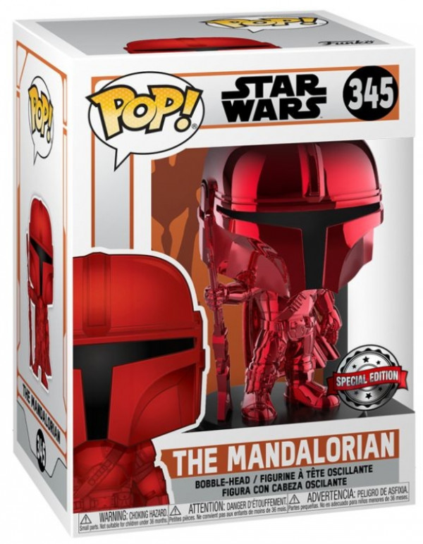 red mandalorian funko pop