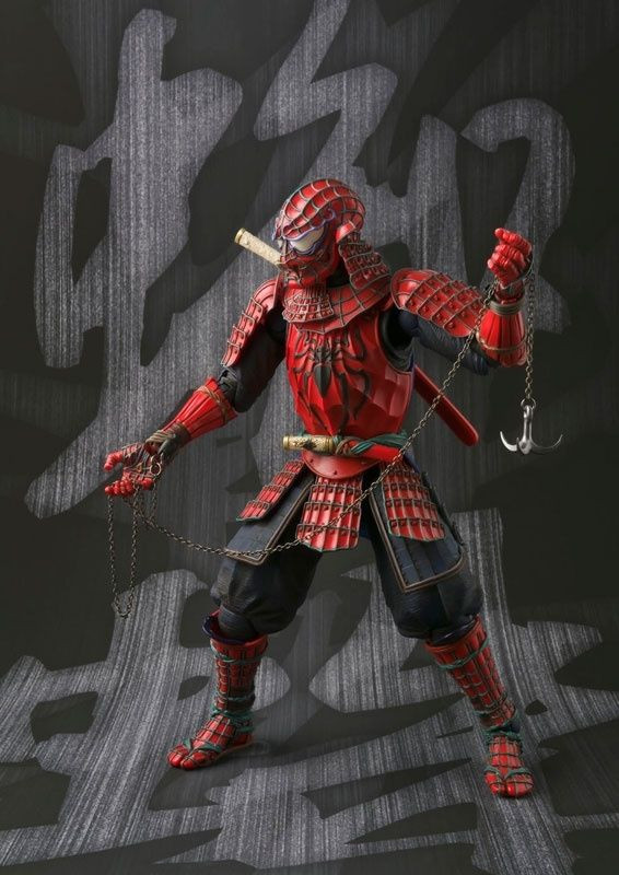 samurai spider man figure