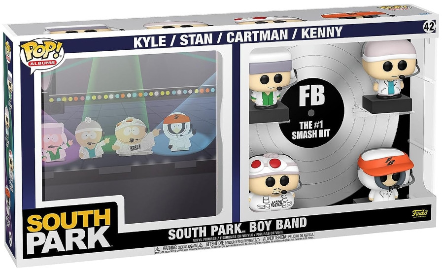  Funko POP Albums Deluxe: South Park  Boy Band (Kyle / Stan / Cartman / Kenn)