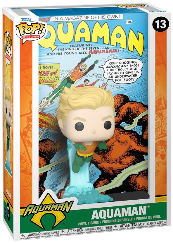  Funko POP Comic Covers: DC  Aquaman (9,5 )