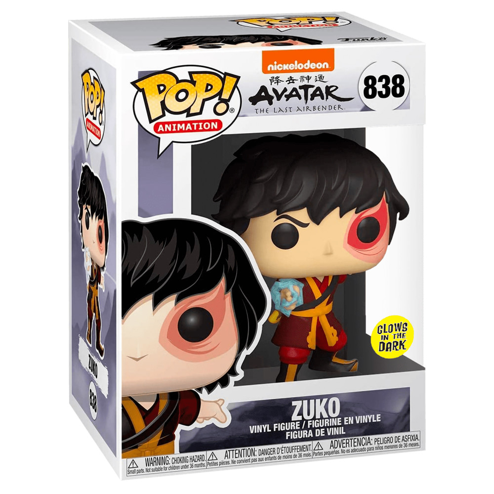  Funko POP Animation Avatar: The Last Airbender  Zuko with Lightning [Glows In The Dark] Exclusive (9,5 )