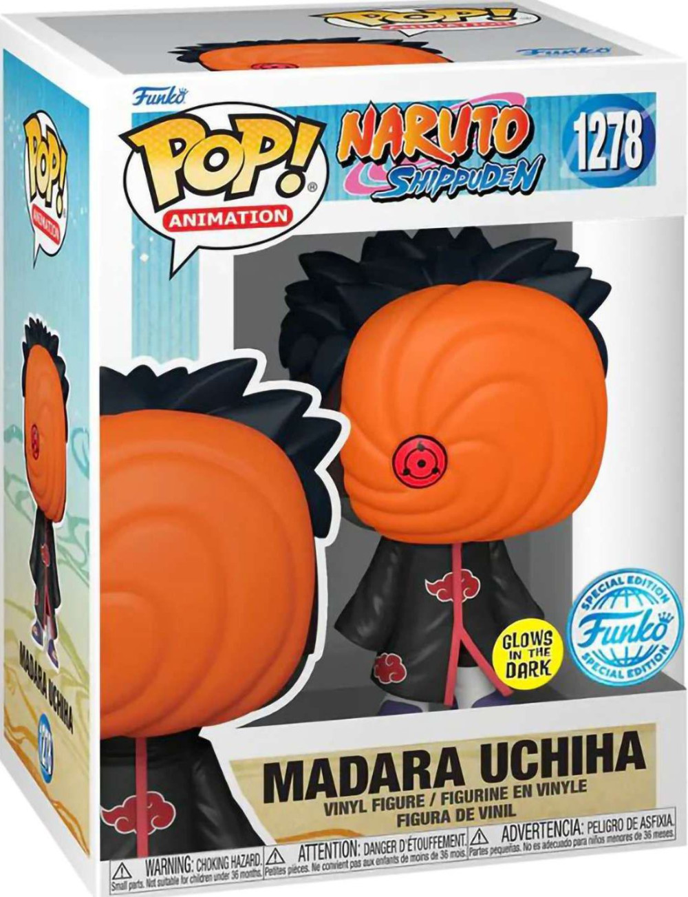  Funko POP Animation: Naruto Shippuden  Madara Uchiha [Glows In The Dark] Exclusive (9,5 )
