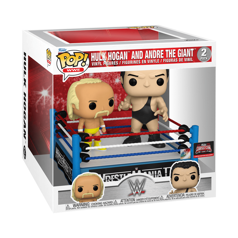  Funko POP WWE: Wrestlemania  Hulk Hogan And Andre The Giant (9,5 ) (2 )