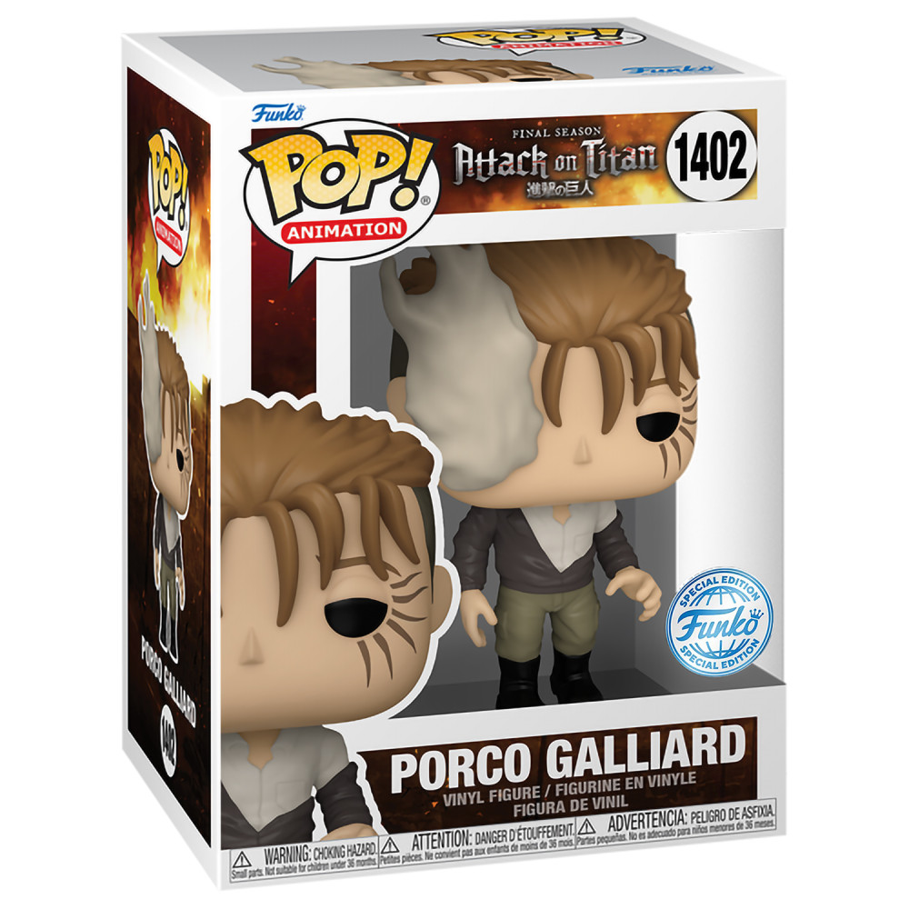  Funko POP Animation: Attack On Titan  Porco Galliard Bloody Exclusive (9,5 )