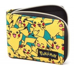  Pokemon. All Over Pikachu Zip Wallet