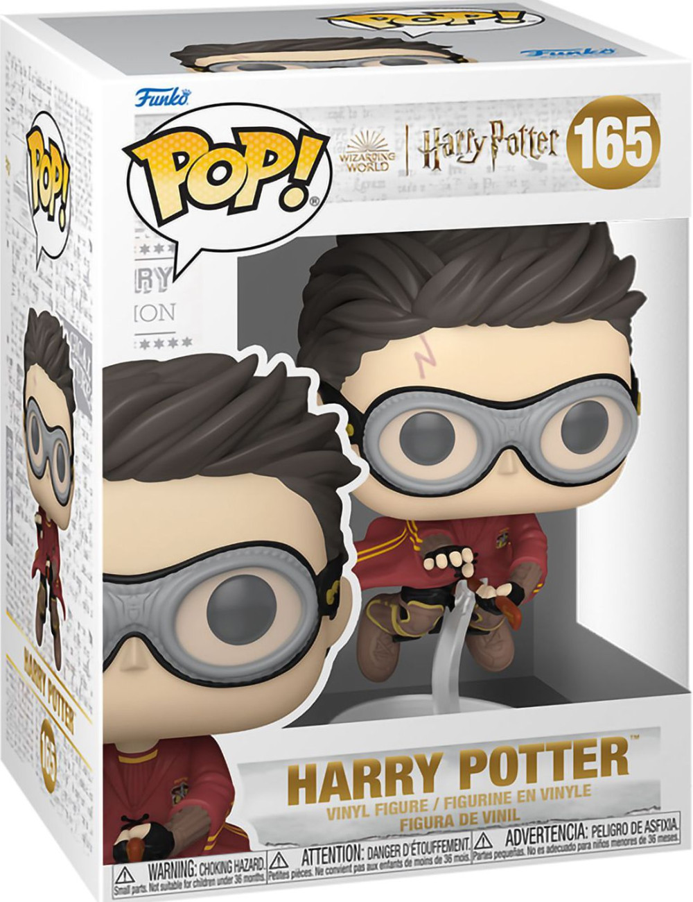  Funko POP: Harry Potter and the Prisoner of Azkaban  Harry Potter with Broom (Quidditch) (9,5 )