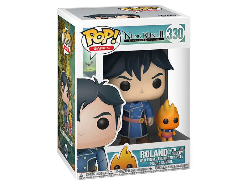  Funko POP Games: Ni No Kuni II Revenant Kingdom  Roland With Higgledy (9,5 )