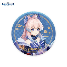  Genshin Impact: Inazuma Sangonomiya Kokomi Can Badge