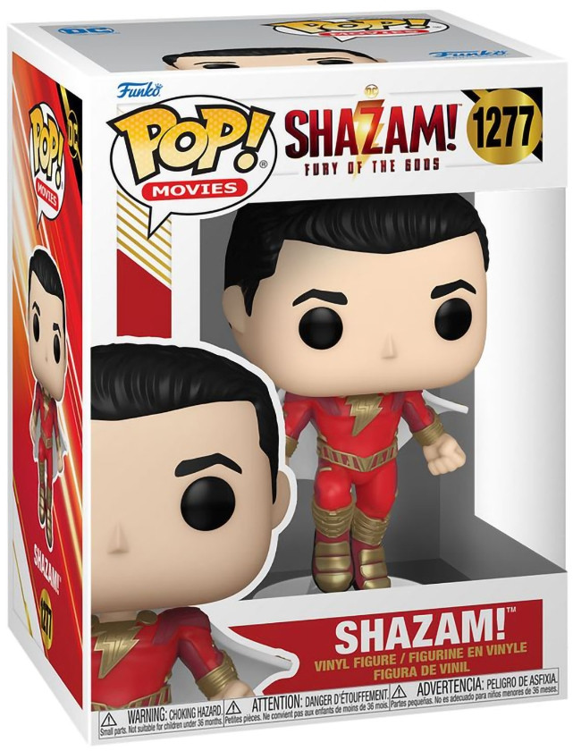  Funko POP Movies: Shazam 2  Shazam With Chase (9,5 )