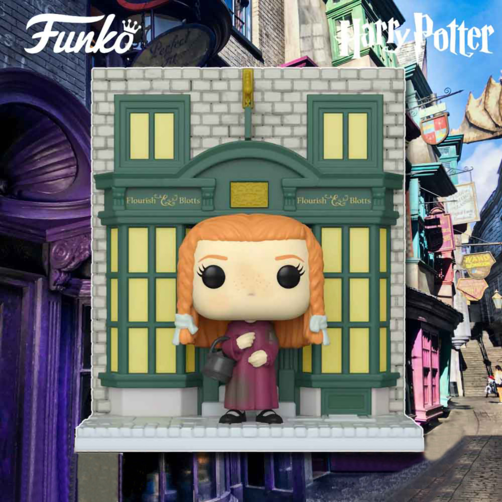 Funko POP Deluxe: Harry Potter  Diagon Alley Ginny Weasley With Flourish & Blotts Exclusive (9,5 )