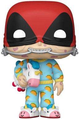  Funko POP Marvel: Deadpool  Sleepover Deadpool Bobble-Head (9,5 )