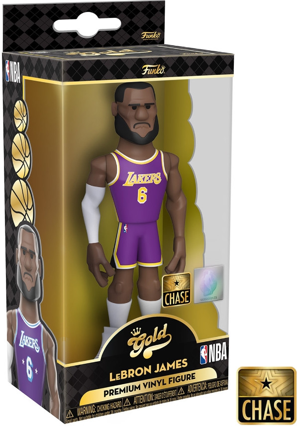  Funko Gold Premium Vinul Figure NBA: Los Angeles Lakers LeBron James (City) With Chase (12,7 )