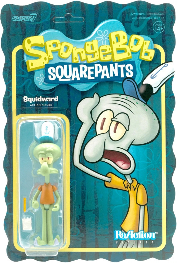  ReAction Figure Spongebob Squarepants: Squidward  Wave 1 (9 )