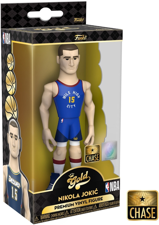  Funko Gold Premium Vinul Figure NBA: Denver Nuggets  Nikola Jokic (Away) With Chase (12,7 )