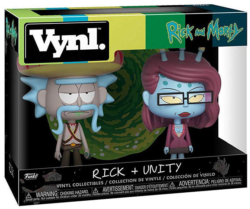  Funko Vynl: Rick And Morty  Rick + Unity (2-Pack)