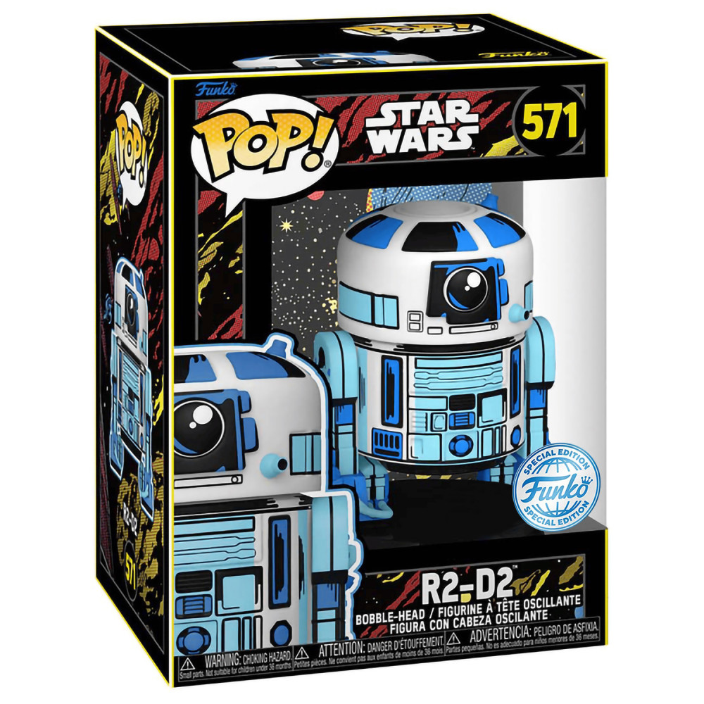  Funko POP Star Wars: Retro Series  R2-D2 Exclusive Bobble-Head (9,5 )