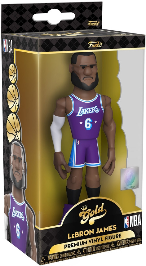  Funko Gold Premium Vinul Figure NBA: Los Angeles Lakers LeBron James (City) With Chase (12,7 )